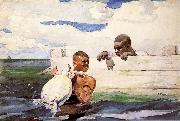 Winslow Homer The Turtle Pound oil painting artist
